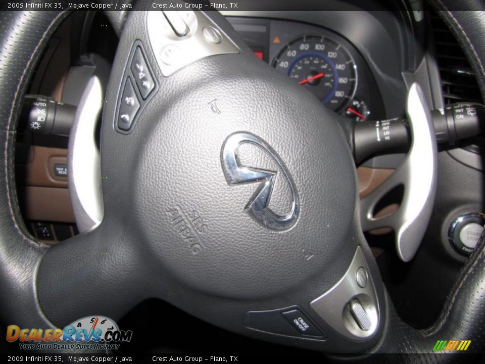 2009 Infiniti FX 35 Mojave Copper / Java Photo #13