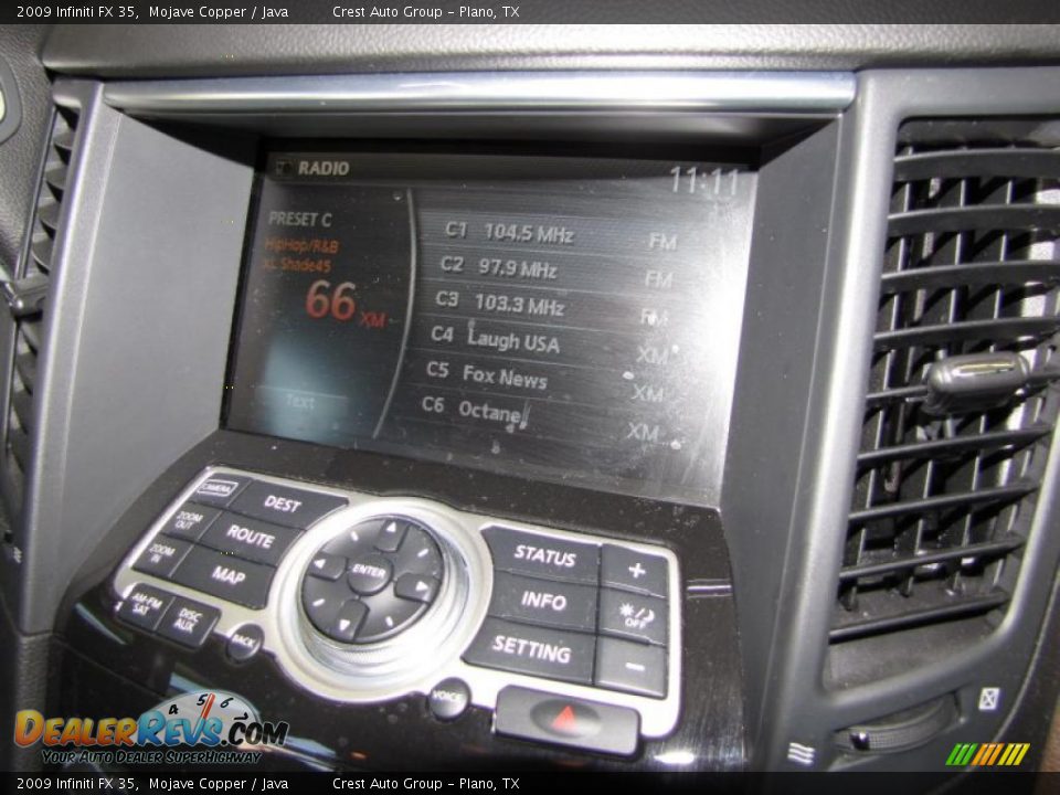 2009 Infiniti FX 35 Mojave Copper / Java Photo #14