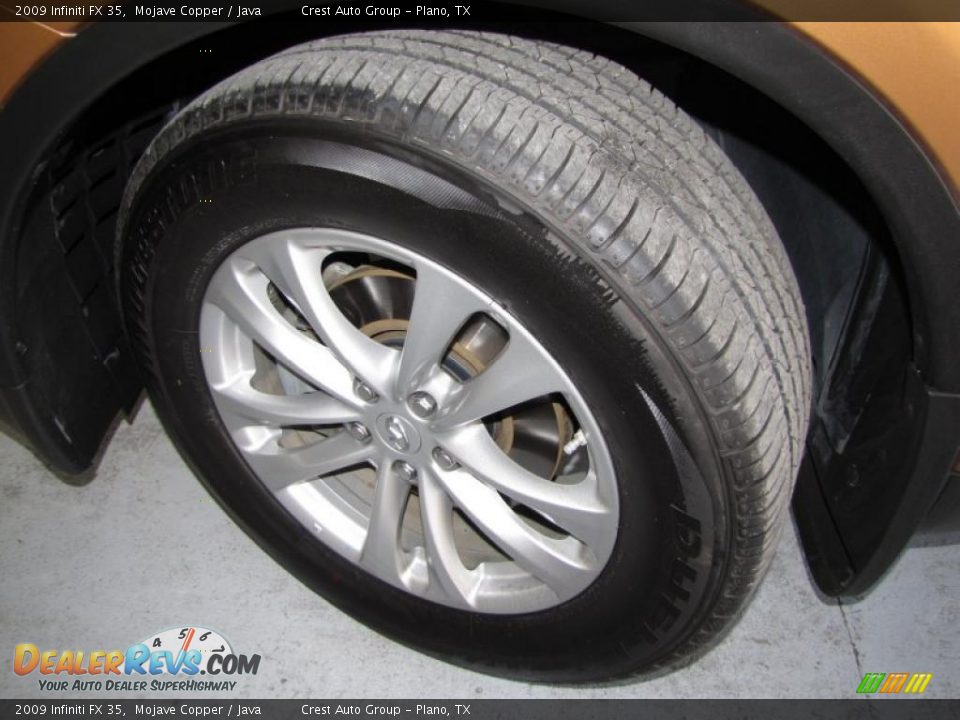 2009 Infiniti FX 35 Mojave Copper / Java Photo #19