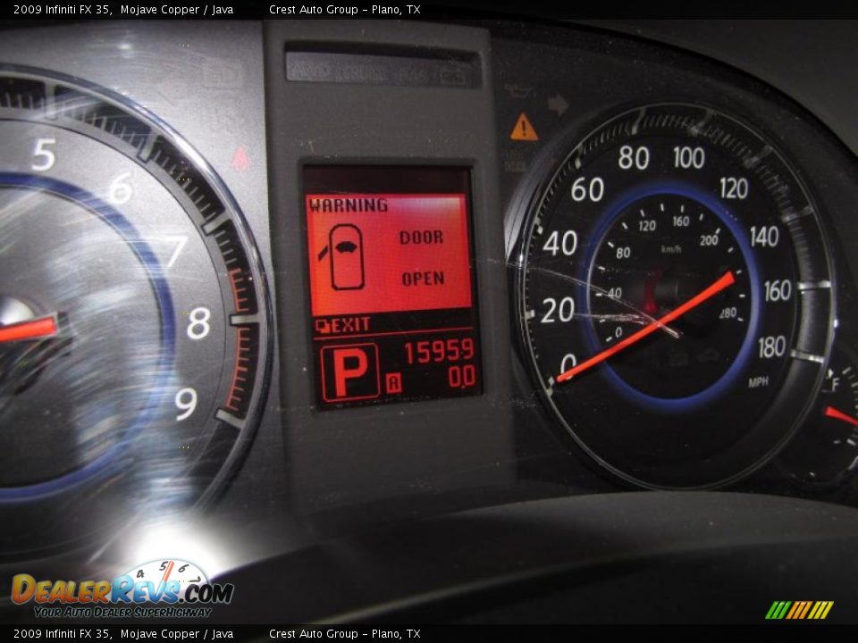 2009 Infiniti FX 35 Mojave Copper / Java Photo #20