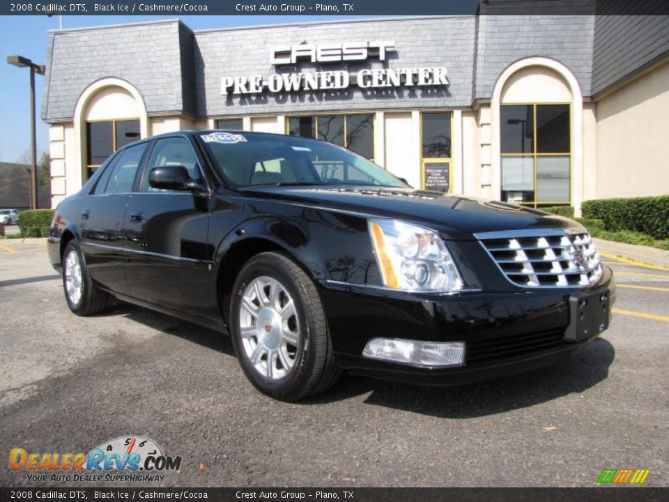 2008 Cadillac DTS Black Ice / Cashmere/Cocoa Photo #1