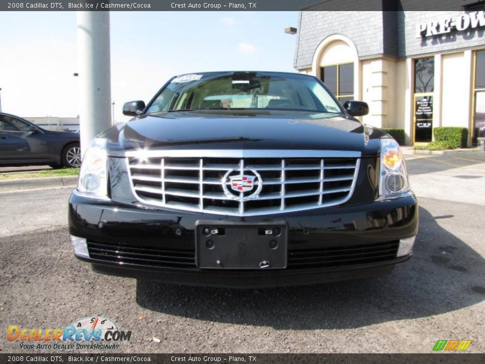 2008 Cadillac DTS Black Ice / Cashmere/Cocoa Photo #2