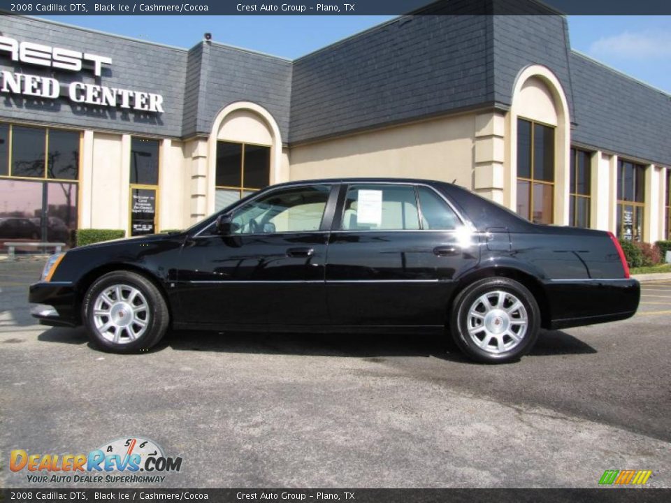 2008 Cadillac DTS Black Ice / Cashmere/Cocoa Photo #4