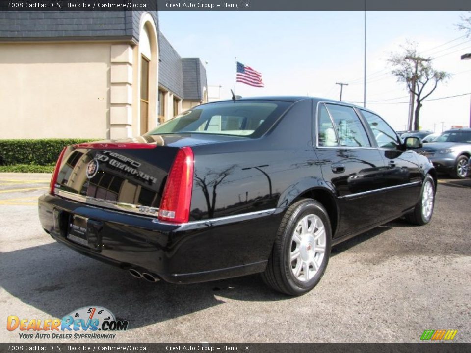 2008 Cadillac DTS Black Ice / Cashmere/Cocoa Photo #6