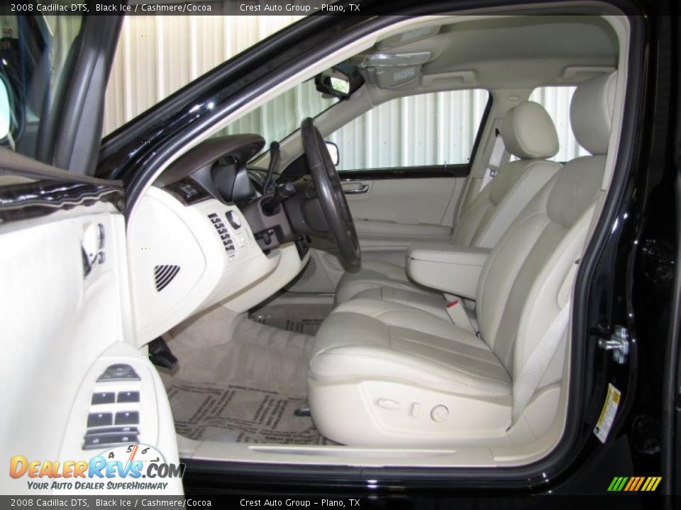 2008 Cadillac DTS Black Ice / Cashmere/Cocoa Photo #8
