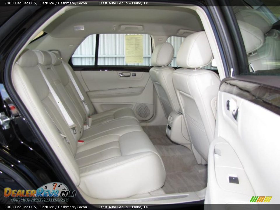 2008 Cadillac DTS Black Ice / Cashmere/Cocoa Photo #10