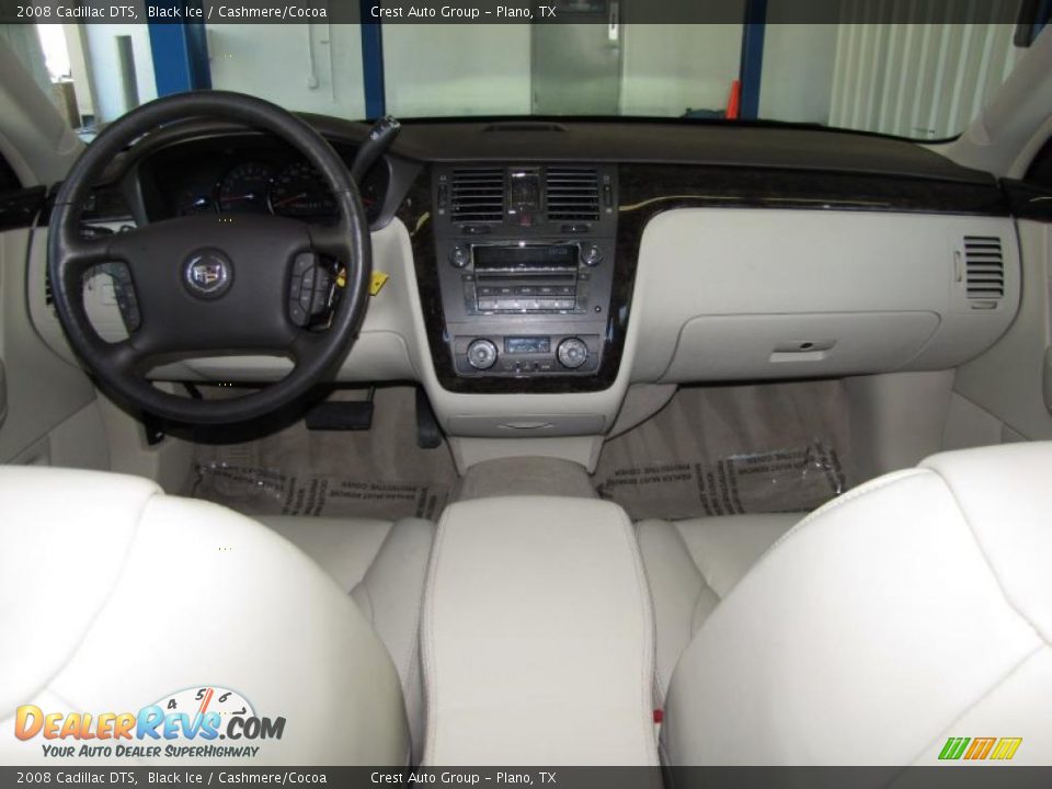 2008 Cadillac DTS Black Ice / Cashmere/Cocoa Photo #13