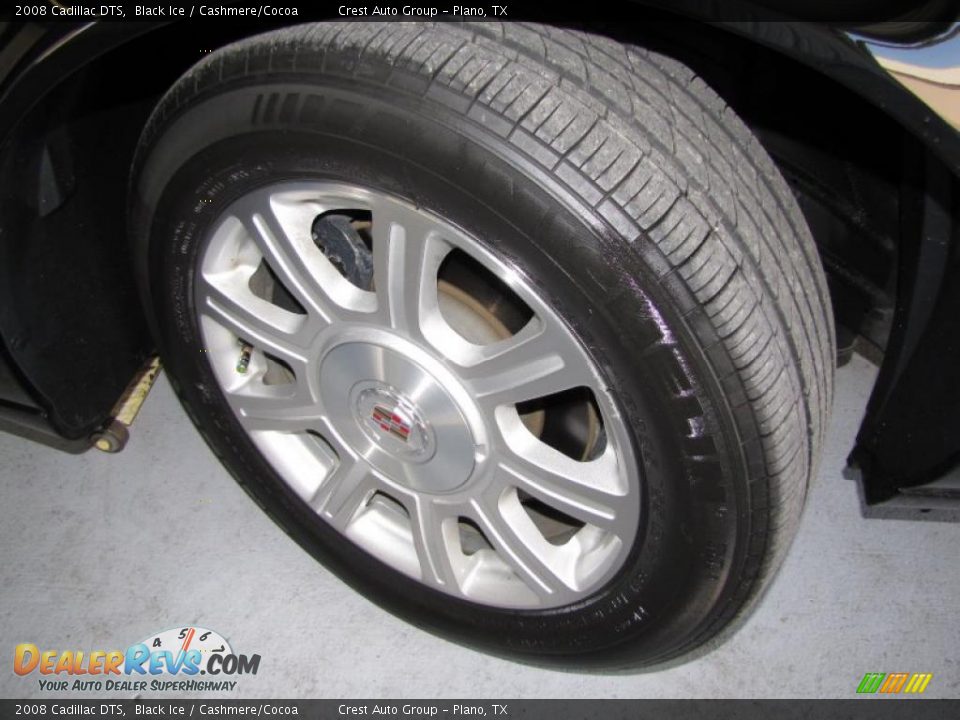 2008 Cadillac DTS Black Ice / Cashmere/Cocoa Photo #18