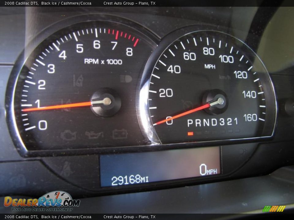 2008 Cadillac DTS Black Ice / Cashmere/Cocoa Photo #19