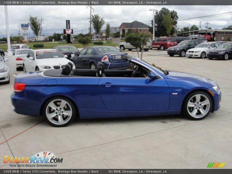 2008 BMW 3 Series 335i Convertible Montego Blue Metallic / Black Photo #3