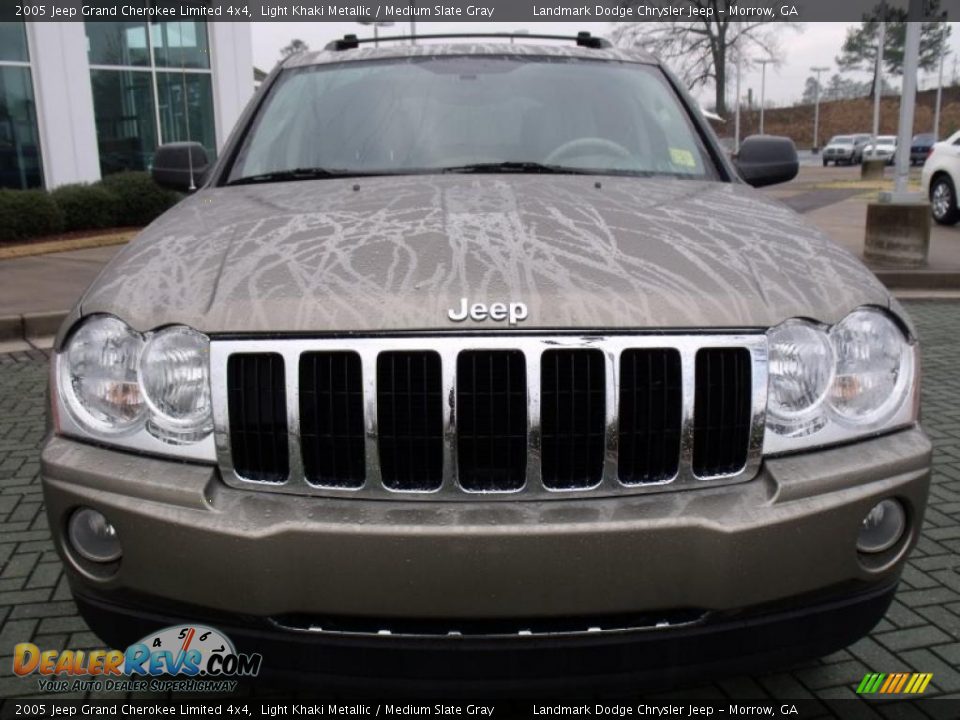 2005 Jeep Grand Cherokee Limited 4x4 Light Khaki Metallic / Medium Slate Gray Photo #8