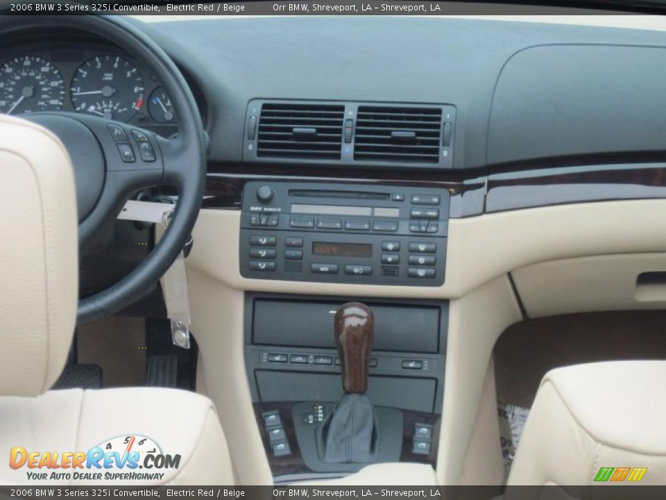 2006 BMW 3 Series 325i Convertible Electric Red / Beige Photo #11