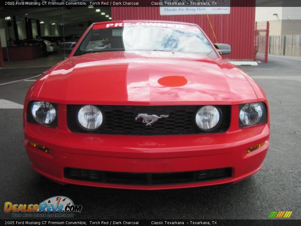 2005 Ford Mustang GT Premium Convertible Torch Red / Dark Charcoal Photo #5