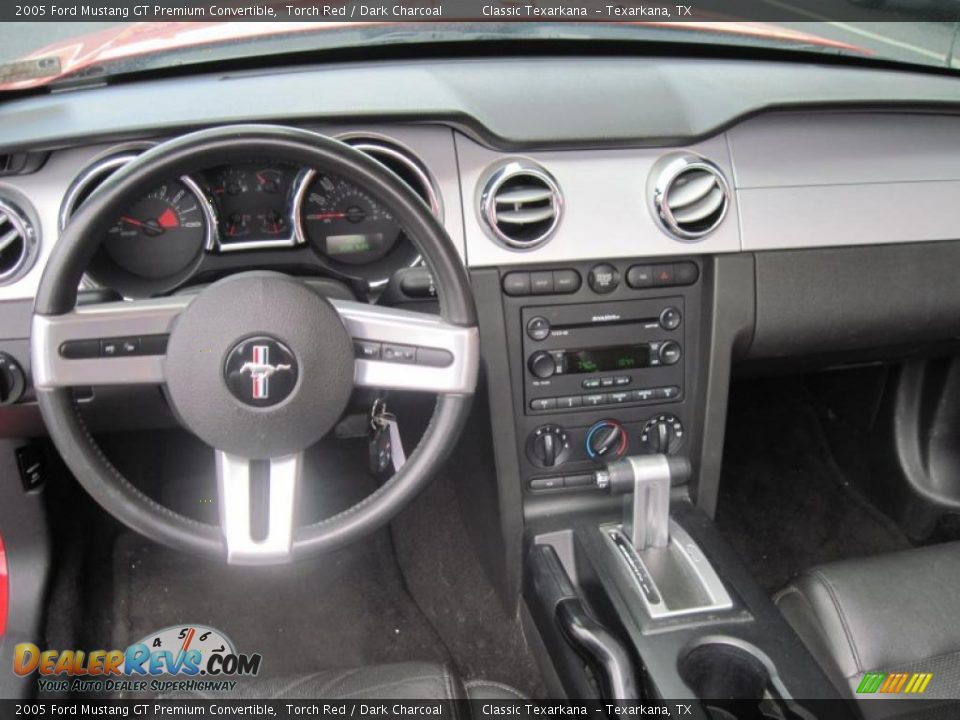 2005 Ford Mustang GT Premium Convertible Torch Red / Dark Charcoal Photo #10