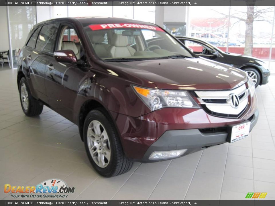 2008 Acura MDX Technology Dark Cherry Pearl / Parchment Photo #2