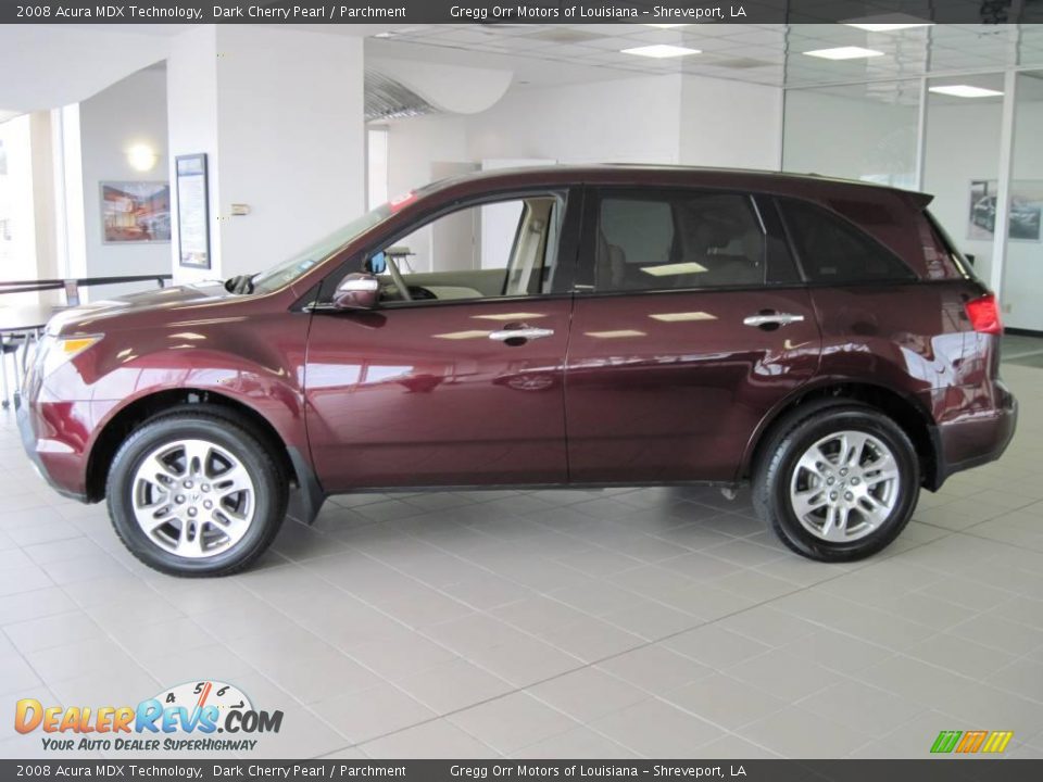 2008 Acura MDX Technology Dark Cherry Pearl / Parchment Photo #3