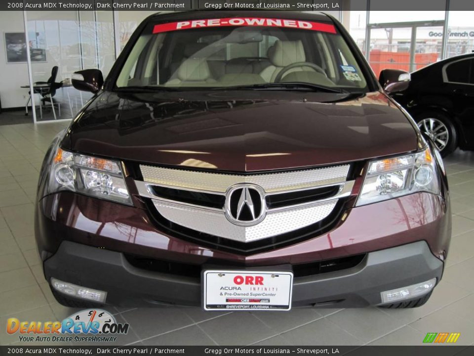 2008 Acura MDX Technology Dark Cherry Pearl / Parchment Photo #5