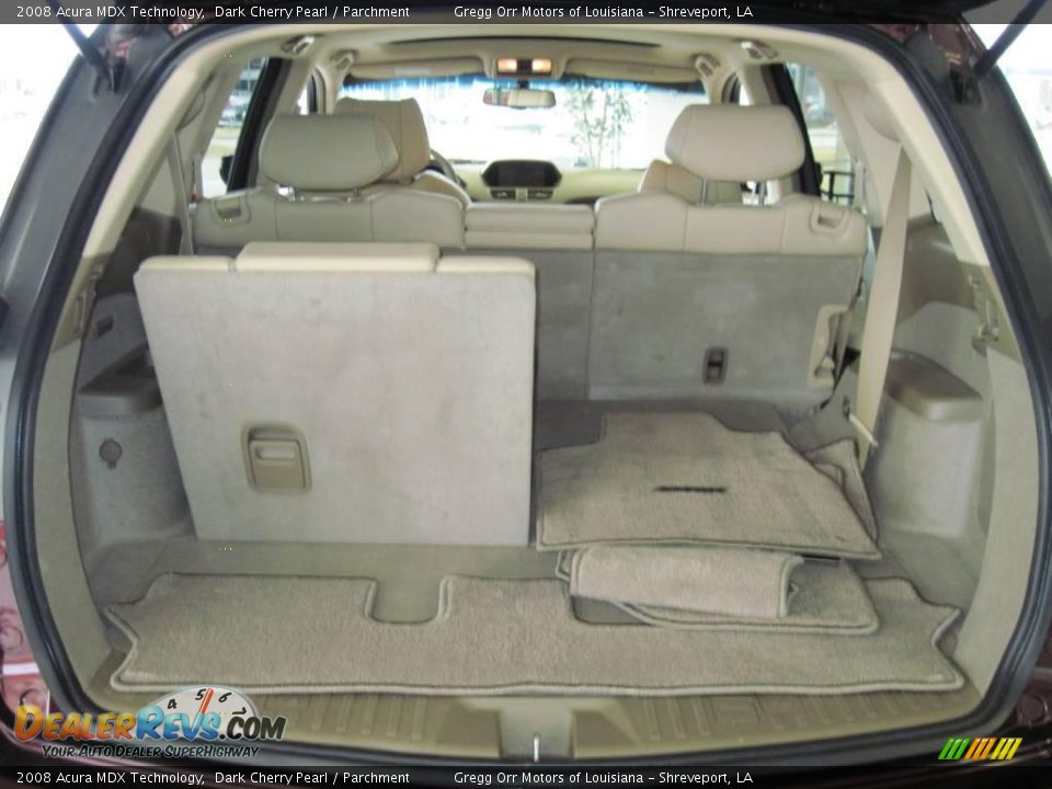 2008 Acura MDX Technology Dark Cherry Pearl / Parchment Photo #7