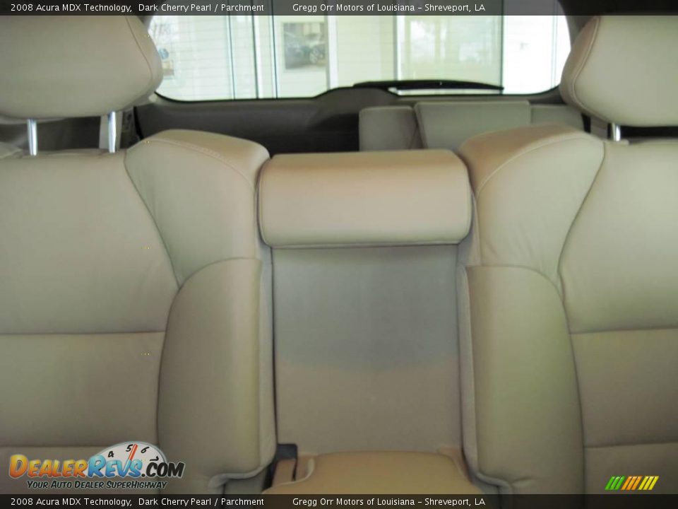 2008 Acura MDX Technology Dark Cherry Pearl / Parchment Photo #8