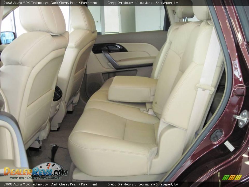 2008 Acura MDX Technology Dark Cherry Pearl / Parchment Photo #10