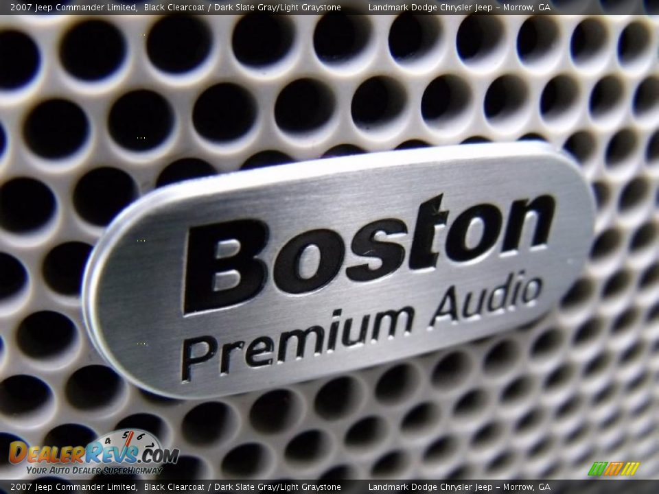 2007 Jeep Commander Limited Black Clearcoat / Dark Slate Gray/Light Graystone Photo #13