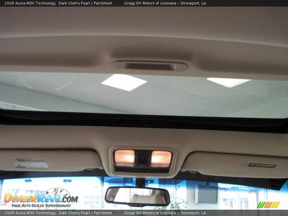 2008 Acura MDX Technology Dark Cherry Pearl / Parchment Photo #12
