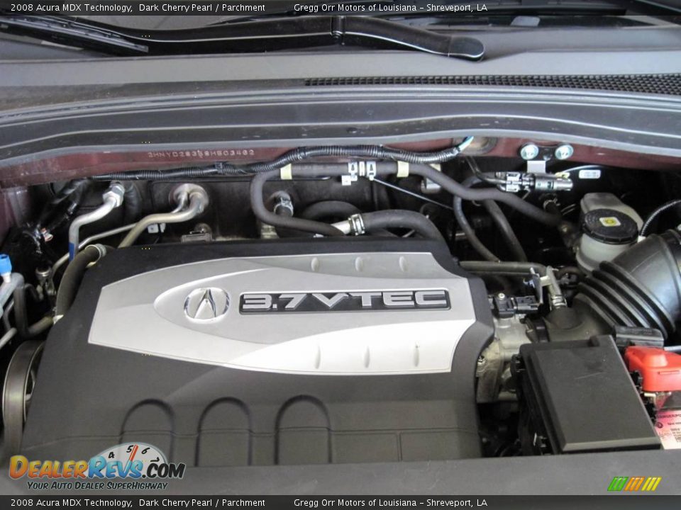 2008 Acura MDX Technology Dark Cherry Pearl / Parchment Photo #14
