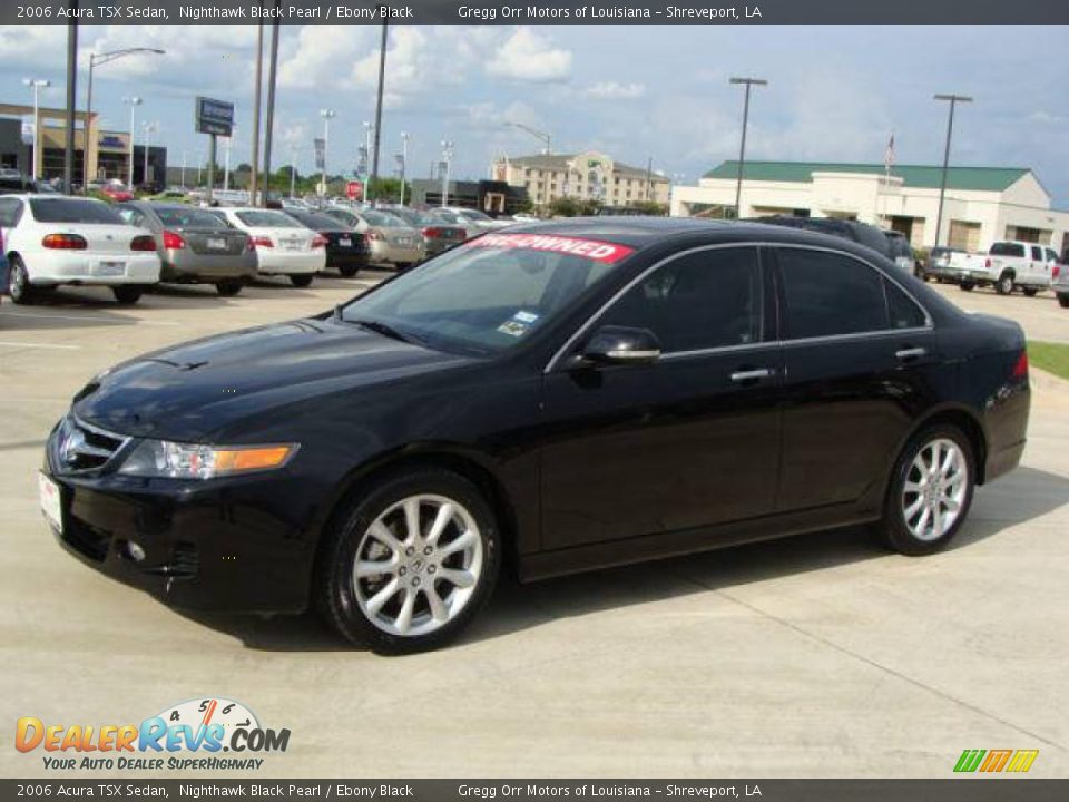 2006 Acura TSX Sedan Nighthawk Black Pearl / Ebony Black Photo #1