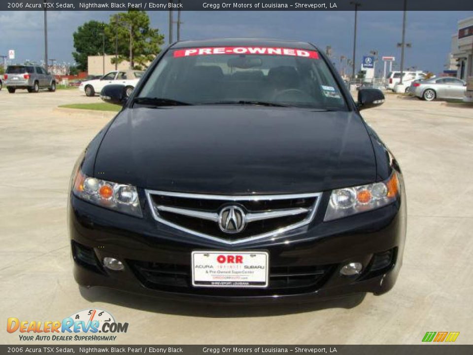 2006 Acura TSX Sedan Nighthawk Black Pearl / Ebony Black Photo #2