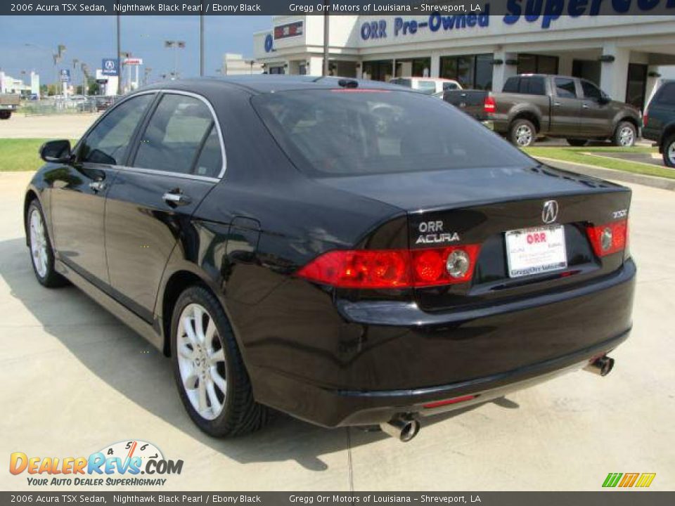 2006 Acura TSX Sedan Nighthawk Black Pearl / Ebony Black Photo #4