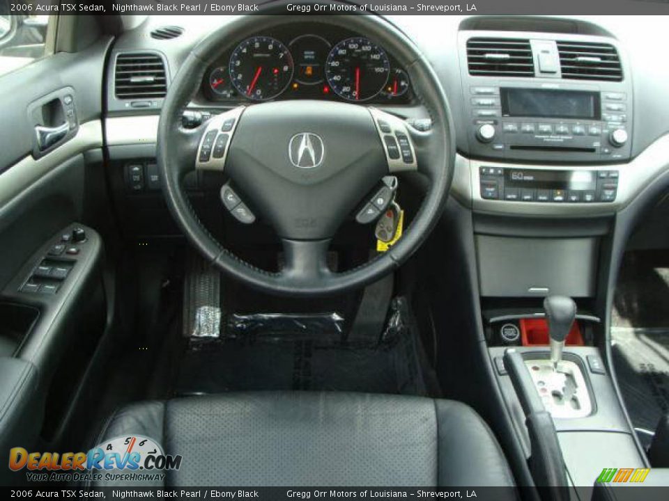 2006 Acura TSX Sedan Nighthawk Black Pearl / Ebony Black Photo #5
