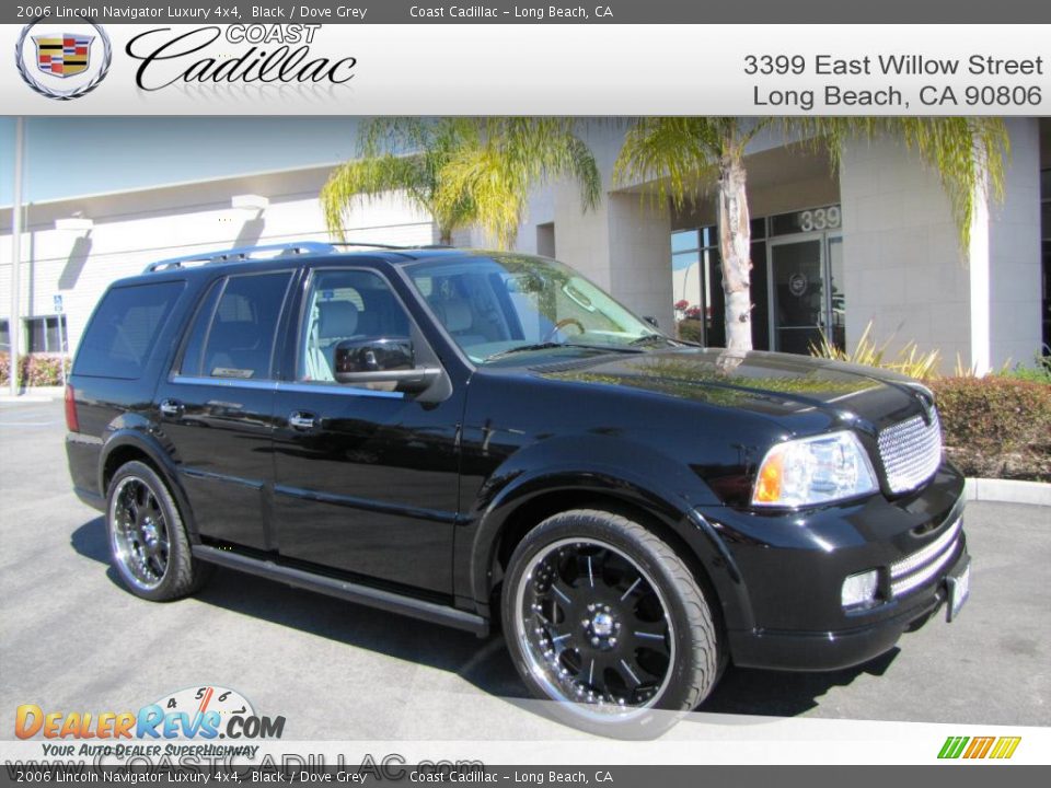 2006 Lincoln Navigator Luxury 4x4 Black / Dove Grey Photo #1