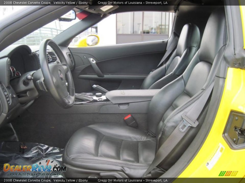 2008 Chevrolet Corvette Coupe Velocity Yellow / Ebony Photo #7
