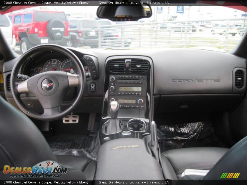 2008 Chevrolet Corvette Coupe Velocity Yellow / Ebony Photo #10