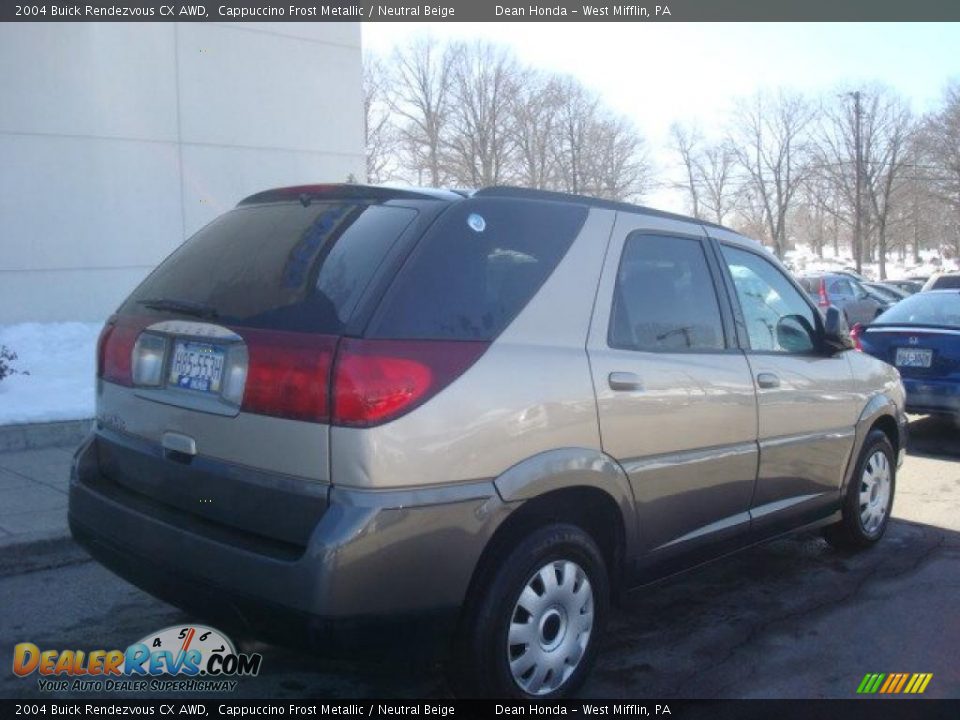 2004 Buick Rendezvous CX AWD Cappuccino Frost Metallic / Neutral Beige Photo #2