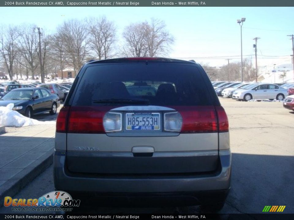 2004 Buick Rendezvous CX AWD Cappuccino Frost Metallic / Neutral Beige Photo #3