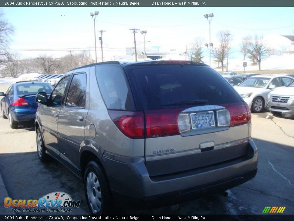 2004 Buick Rendezvous CX AWD Cappuccino Frost Metallic / Neutral Beige Photo #4