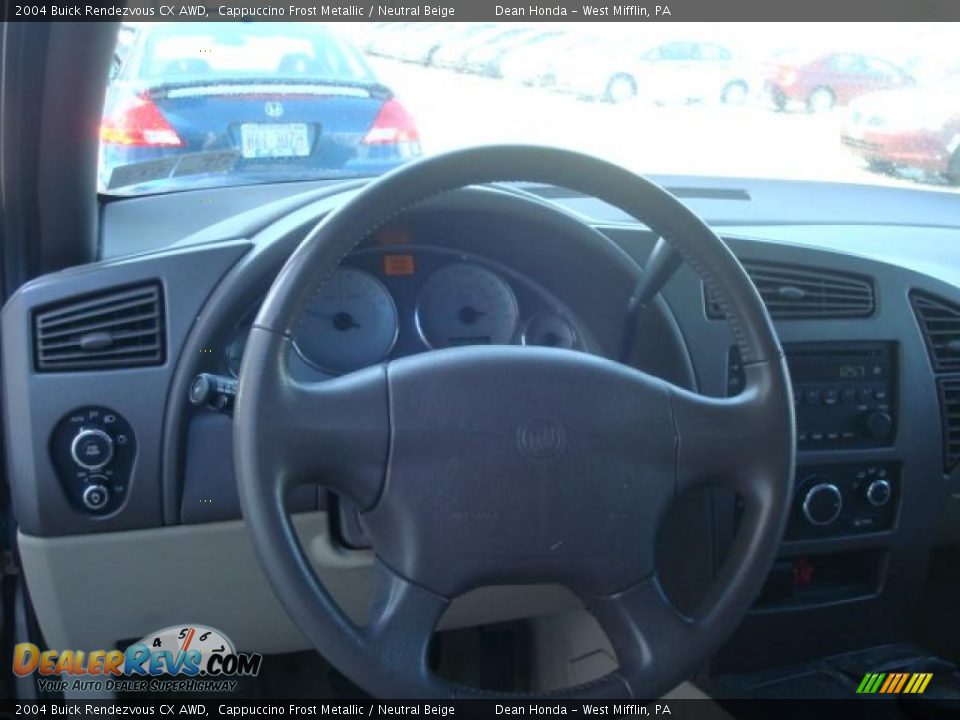 2004 Buick Rendezvous CX AWD Cappuccino Frost Metallic / Neutral Beige Photo #10