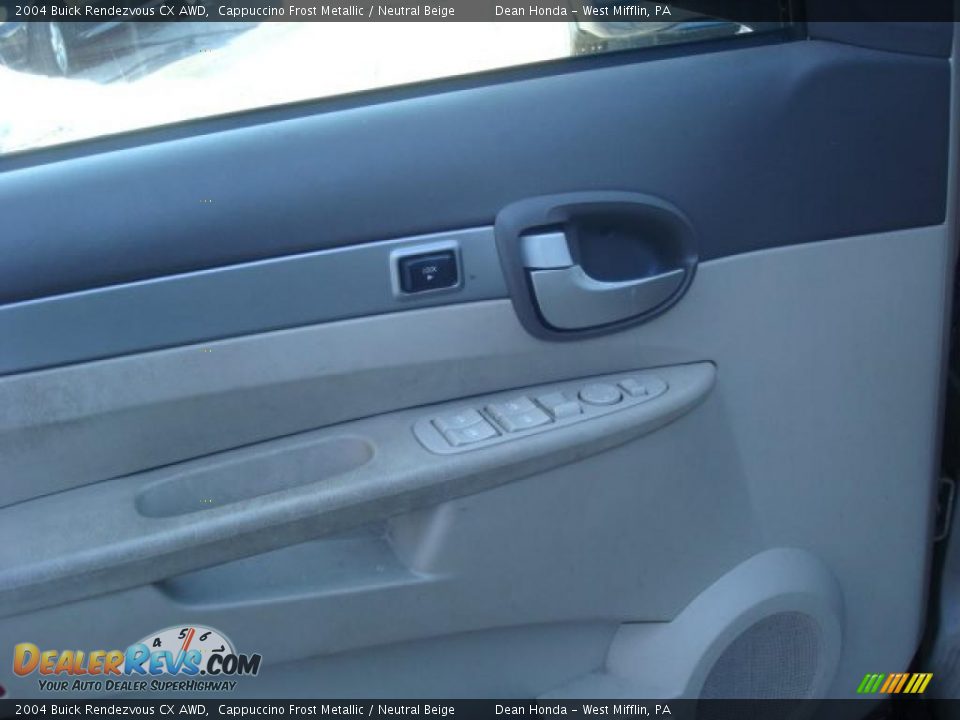 2004 Buick Rendezvous CX AWD Cappuccino Frost Metallic / Neutral Beige Photo #11