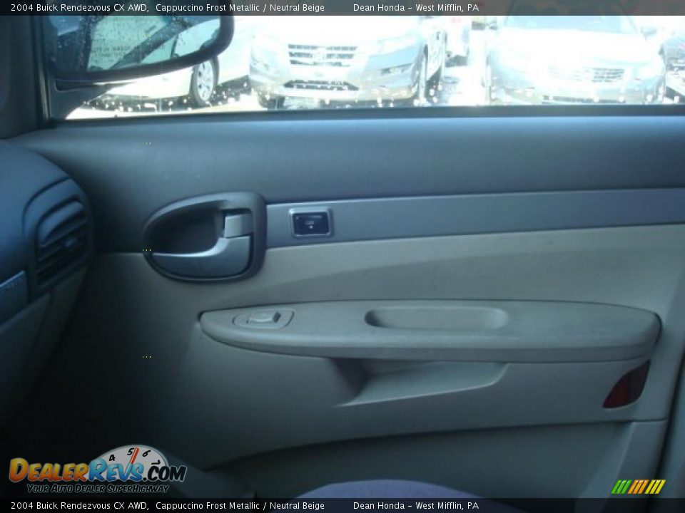 2004 Buick Rendezvous CX AWD Cappuccino Frost Metallic / Neutral Beige Photo #12