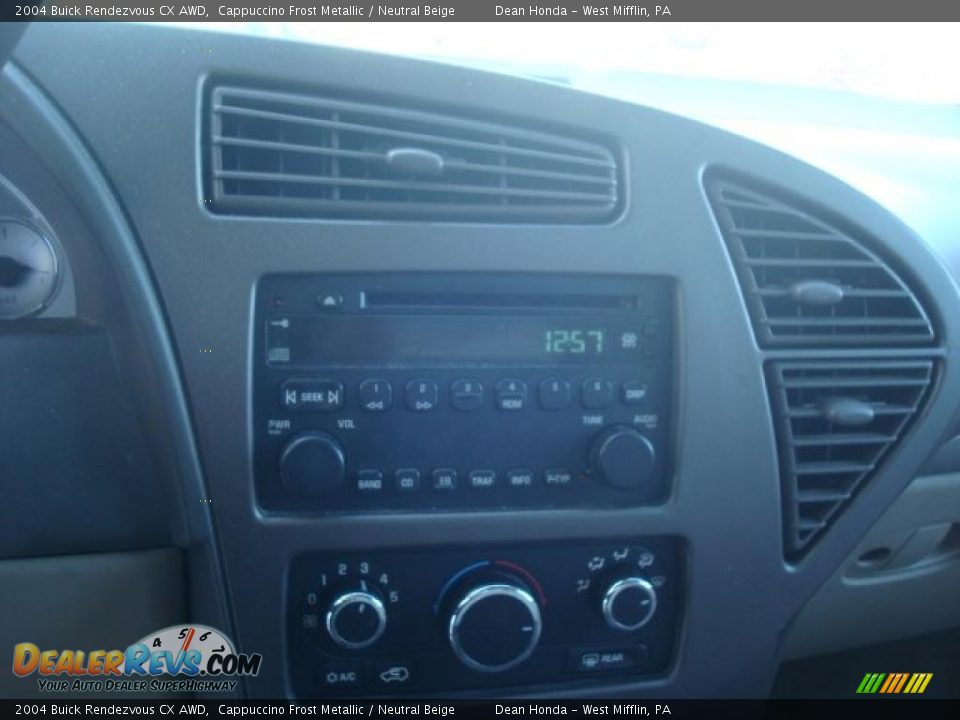 2004 Buick Rendezvous CX AWD Cappuccino Frost Metallic / Neutral Beige Photo #13