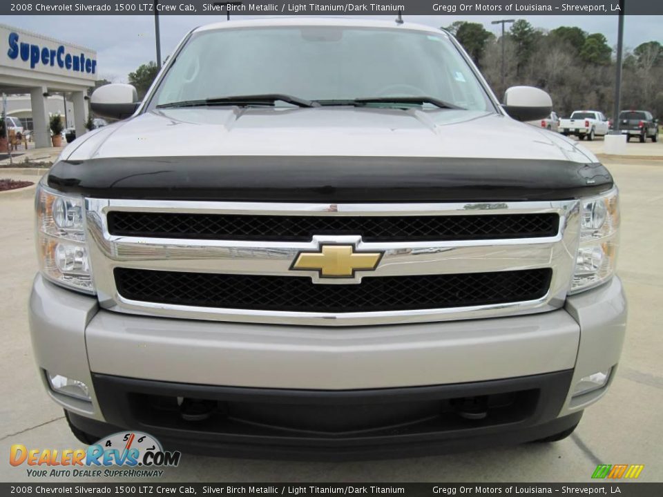 2008 Chevrolet Silverado 1500 LTZ Crew Cab Silver Birch Metallic / Light Titanium/Dark Titanium Photo #5