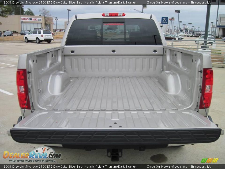2008 Chevrolet Silverado 1500 LTZ Crew Cab Silver Birch Metallic / Light Titanium/Dark Titanium Photo #7