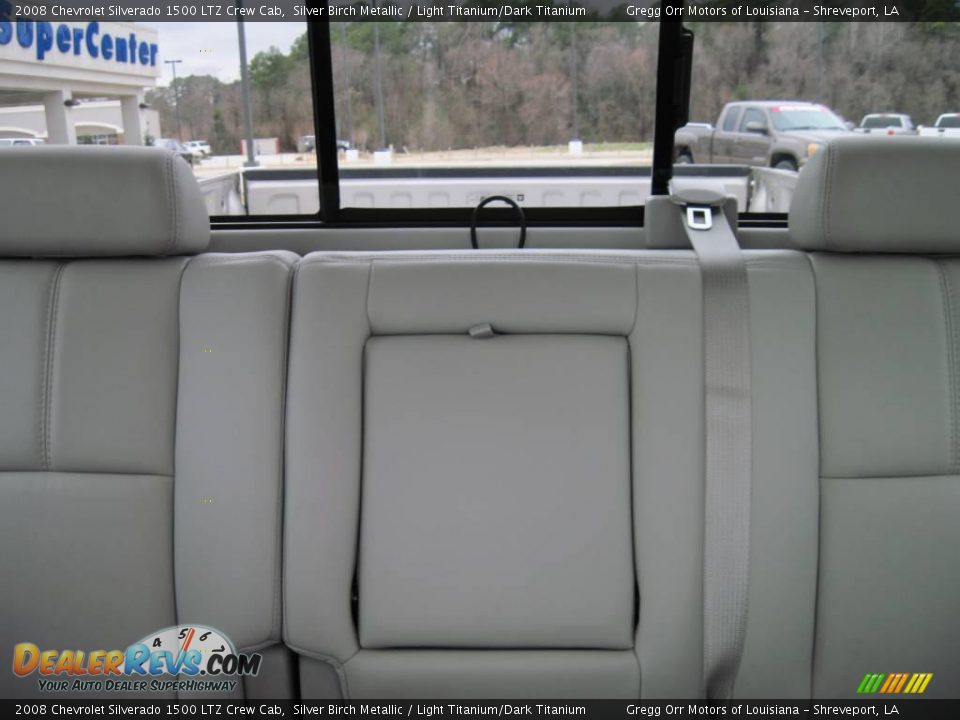 2008 Chevrolet Silverado 1500 LTZ Crew Cab Silver Birch Metallic / Light Titanium/Dark Titanium Photo #8