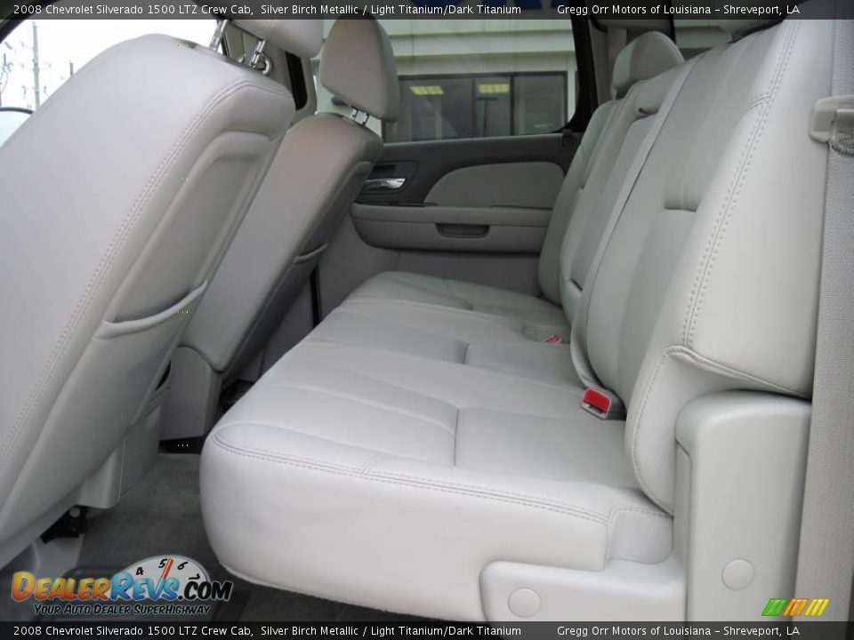 2008 Chevrolet Silverado 1500 LTZ Crew Cab Silver Birch Metallic / Light Titanium/Dark Titanium Photo #10