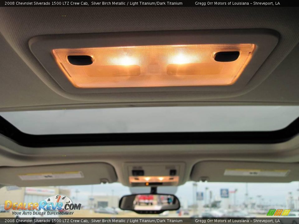 2008 Chevrolet Silverado 1500 LTZ Crew Cab Silver Birch Metallic / Light Titanium/Dark Titanium Photo #12
