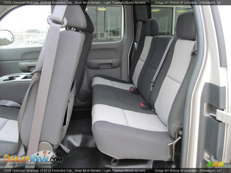 2008 Chevrolet Silverado 1500 LS Extended Cab Silver Birch Metallic / Light Titanium/Ebony Accents Photo #10
