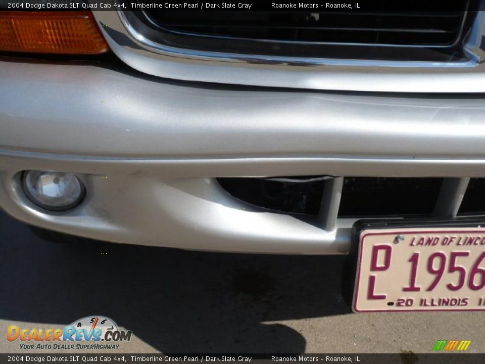 2004 Dodge Dakota SLT Quad Cab 4x4 Timberline Green Pearl / Dark Slate Gray Photo #4