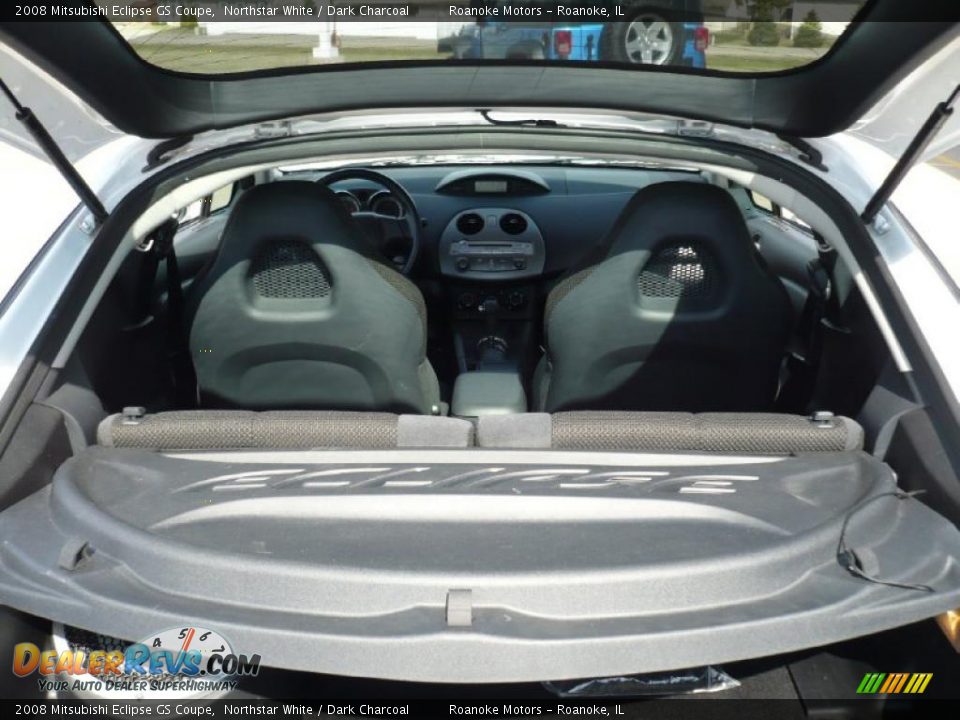 2008 Mitsubishi Eclipse GS Coupe Northstar White / Dark Charcoal Photo #6