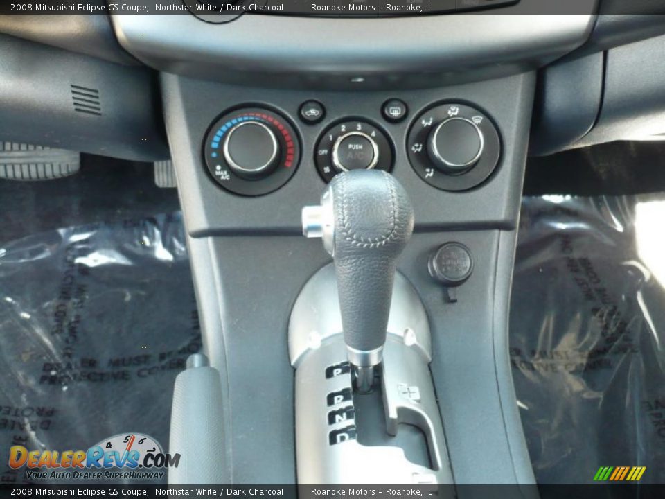2008 Mitsubishi Eclipse GS Coupe Northstar White / Dark Charcoal Photo #14